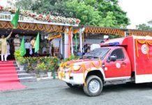 मुख्यमंत्री हेमंत सोरेन ने 58 आधुनिक फायर वाहनों को दिखाई हरी झंडी