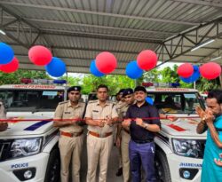 धनबाद पुलिस को मिली बड़ी सौगात, 40 नई बोलेरो वाहन मिले
