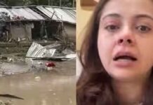रोते हुए एक्ट्रेस बोलीं- मां बाढ़ में फंसी हैं, नानी और मासी का घर भी हुआ तबाह