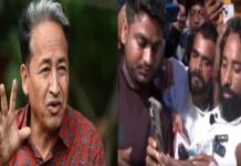 सोनम वांगचुक की अपील पर देवेंद्र महतो ने जल त्याग तोड़ा, भूख हड़ताल जारी
