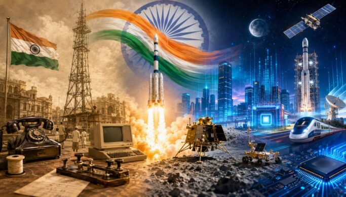 1947 से 2026 तक भारत का तकनीकी सफर