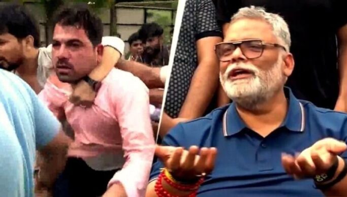 Pappu Yadav Delhi Press Conference: दिल्ली में पप्पू यादव की प्रेस कॉन्फ्रेंस में हंगामा, दो युवक हिरासत में