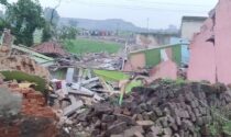 Baghmara Land Subsidence: छाताबाद में एक बार फिर हुआ भू-धंसान