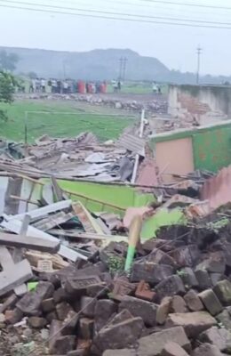 Baghmara Land Subsidence: छाताबाद में एक बार फिर हुआ भू-धंसान
