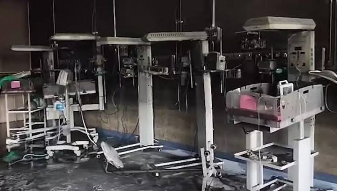 अमरावती अस्पताल में भीषण आग