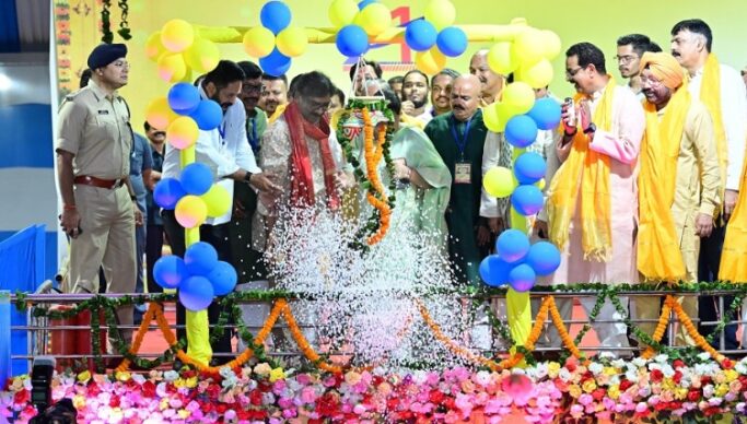 जन्माष्टमी पर मोरहाबादी पहुंचे हेमंत सोरेन