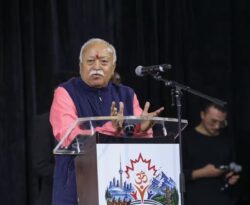 लंदन पहुंचे RSS प्रमुख मोहन भागवत, मंदिर-गुरुद्वारा में टेका मत्था