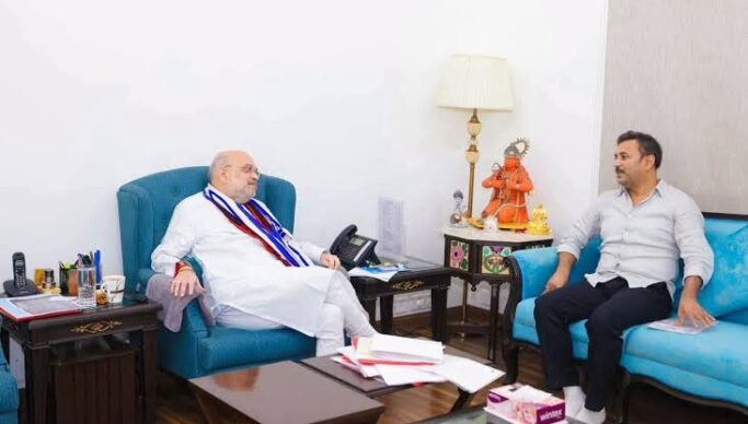 अमित शाह से मिले सुदेश महतो