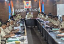 रांची में दुर्गा पूजा और विसर्जन जुलूस को लेकर अलर्ट