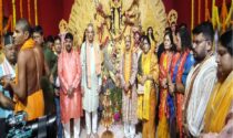 धनबाद: हरिणा बगान दुर्गा पूजा पंडाल का BCCL CMD ने किया उद्घाटन