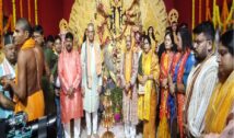 धनबाद: हरिणा बगान दुर्गा पूजा पंडाल का BCCL CMD ने किया उद्घाटन