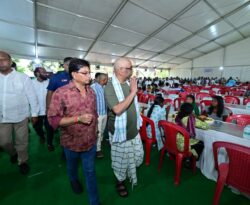 हेमंत सोरेन की मां रूपी सोरेन का संस्कार भोज संपन्न, नेमरा में उमड़ा जनसैलाब