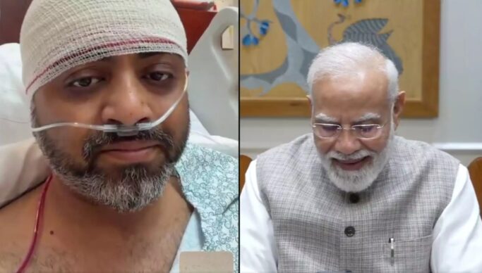 PM मोदी से बात करते हुए भावुक हुए फ्लाईदुबई के कैप्टन स्मित