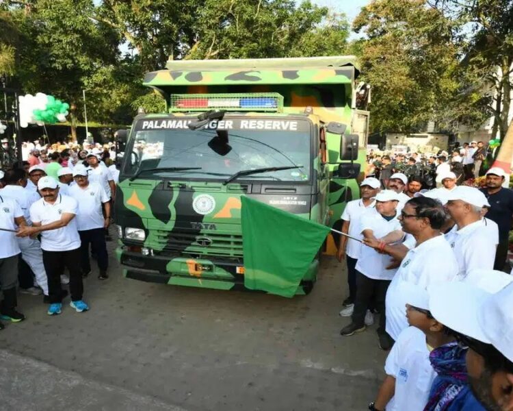 रांची में वन्यजीव संरक्षण को लेकर वॉकथॉन