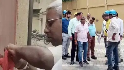 जमशेदपुर के P&M Mall का पिछला दरवाजा सील