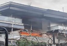 लालपुर में कारोबारी के नवनिर्मित मकान में लगी आग, जल गया घर का सामान