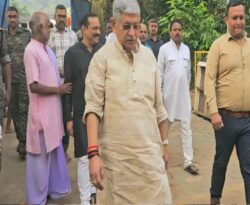 नवरात्र के सातवें दिन रजरप्पा मंदिर पहुंचे केंद्रीय मंत्री ललन सिंह, मां छिन्नमस्तिके से मांगा आशीर्वाद